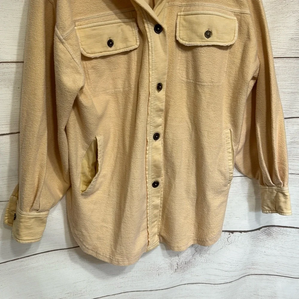 Free People Oversized Pale Pink Shacket - Picture 5 of 12